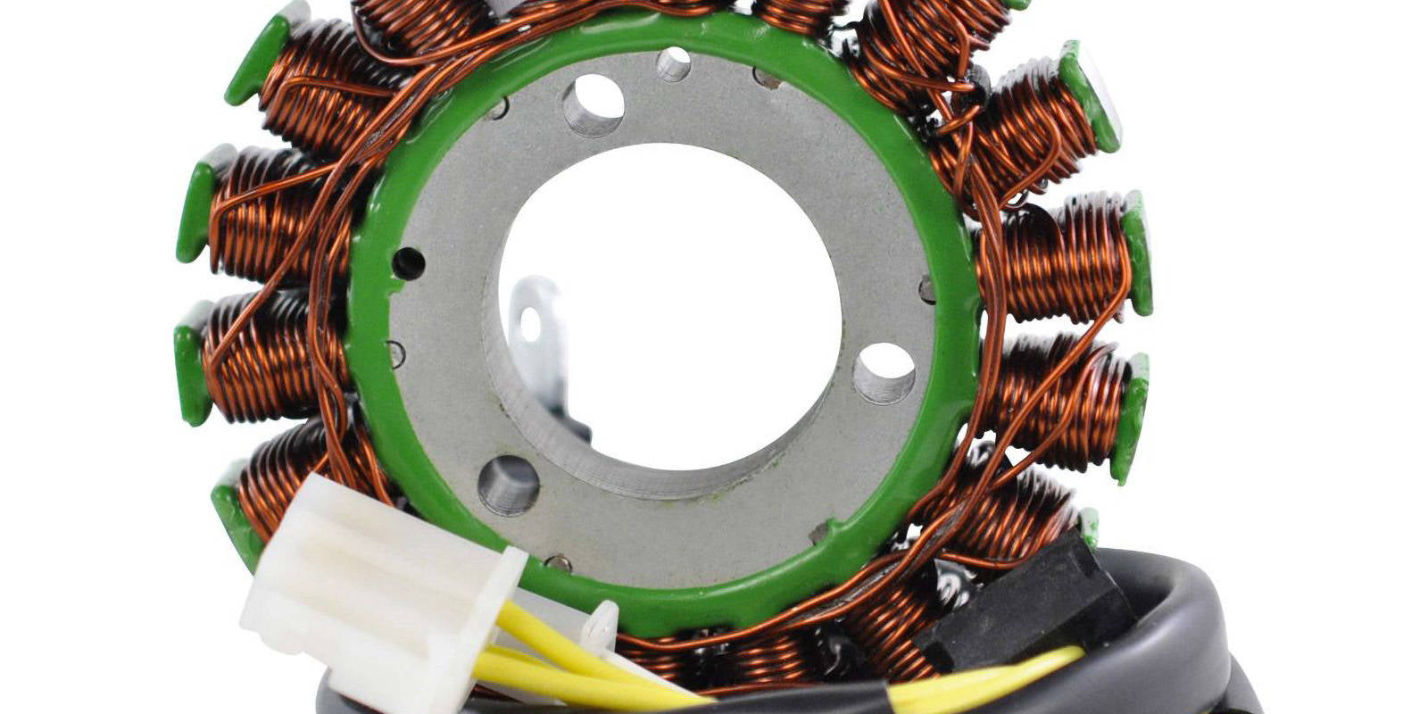 Motorcycle generator stator