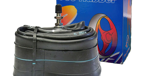 Vee Rubber motorcycle inner tube.