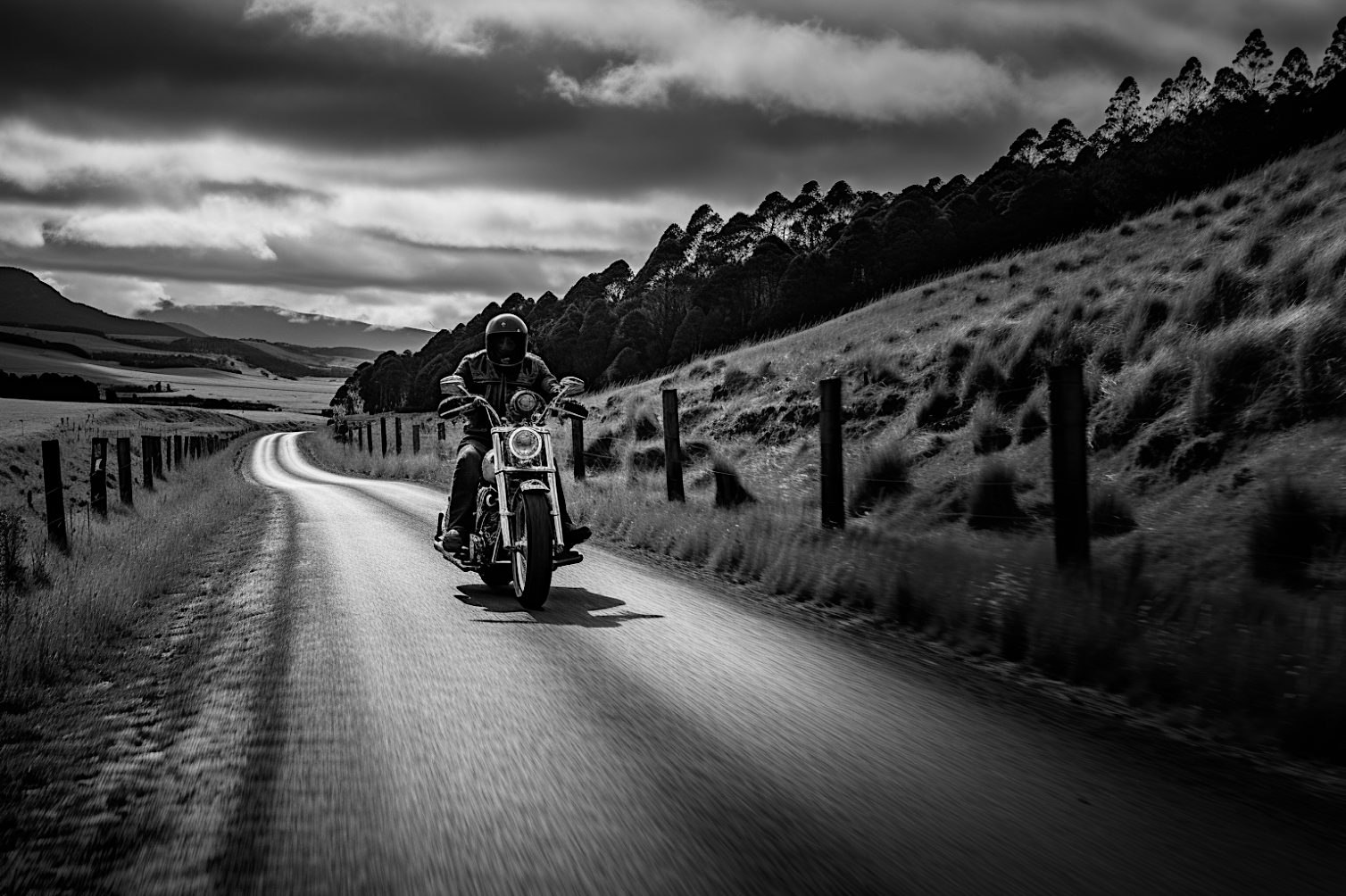 djunemployed_tuned_harley_davidson_rider_cruising_on_a_country__d1729cc0-a6b6-4aaa-92f4-a74bd4397a9d.png