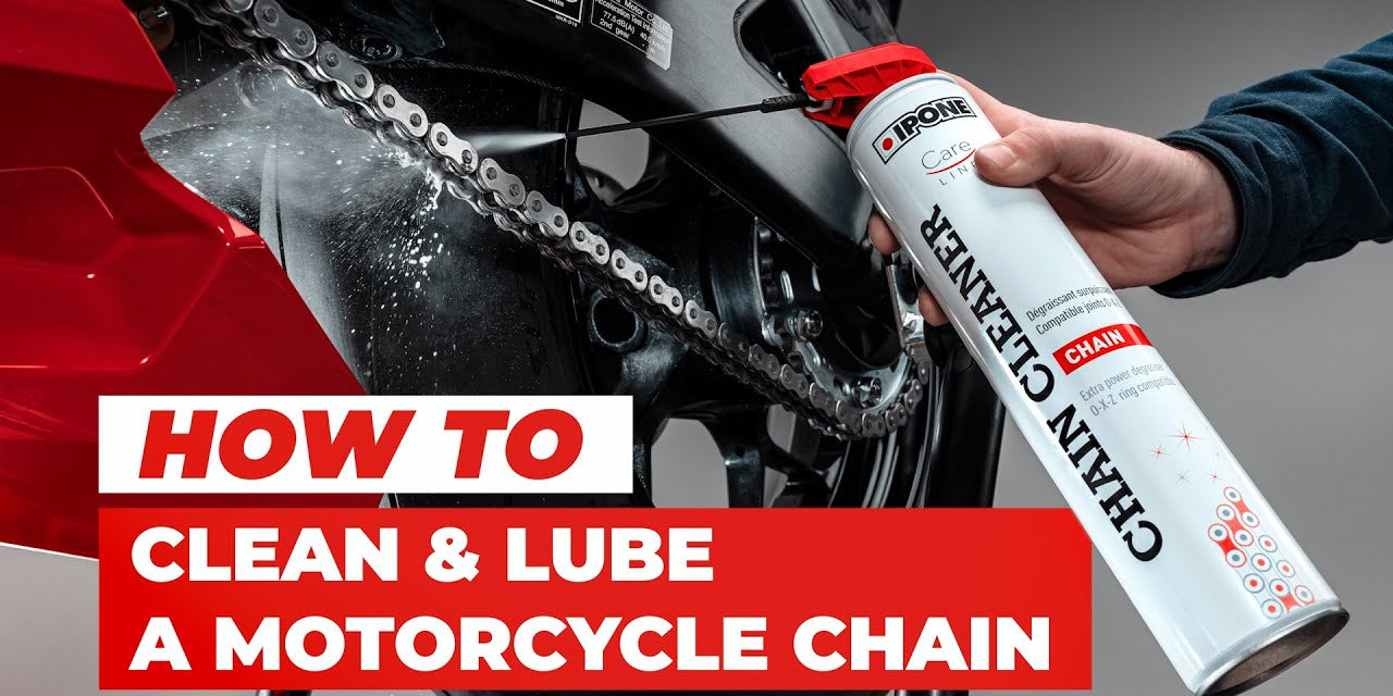 How to Clean and Lube Your Motorcycle Chain