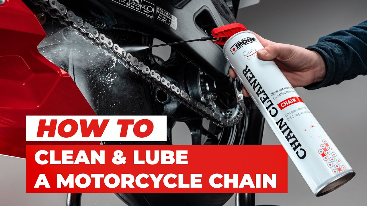How to Clean and Lube Your Motorcycle Chain