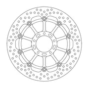 BRAKE DISC FRONT MOTO MASTER HALO FLOATING ALU OFFSET 320MM