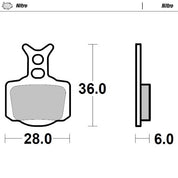 BRAKE PADS FRONT AND REAR MOTO MASTER NITRO GAS GAS HUSQVARNA KTM
