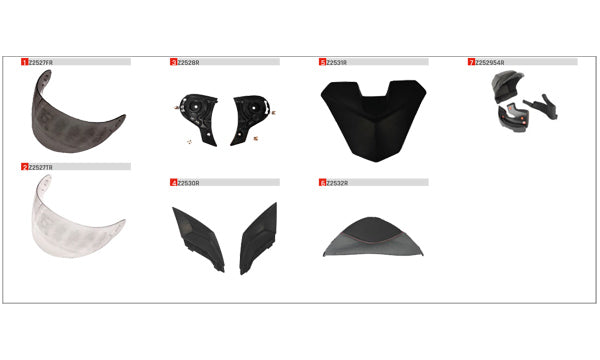 J.04 HELMET SPARES