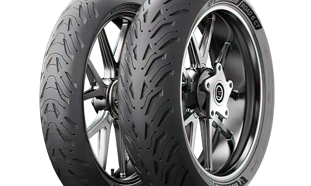 Michelin Road 6 GT - front and rear