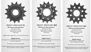 front sprocket descriptor