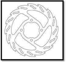 BRAKE DISC FRONT MOTO MASTER FLAME 250MM KAWASAKI SUZUKI