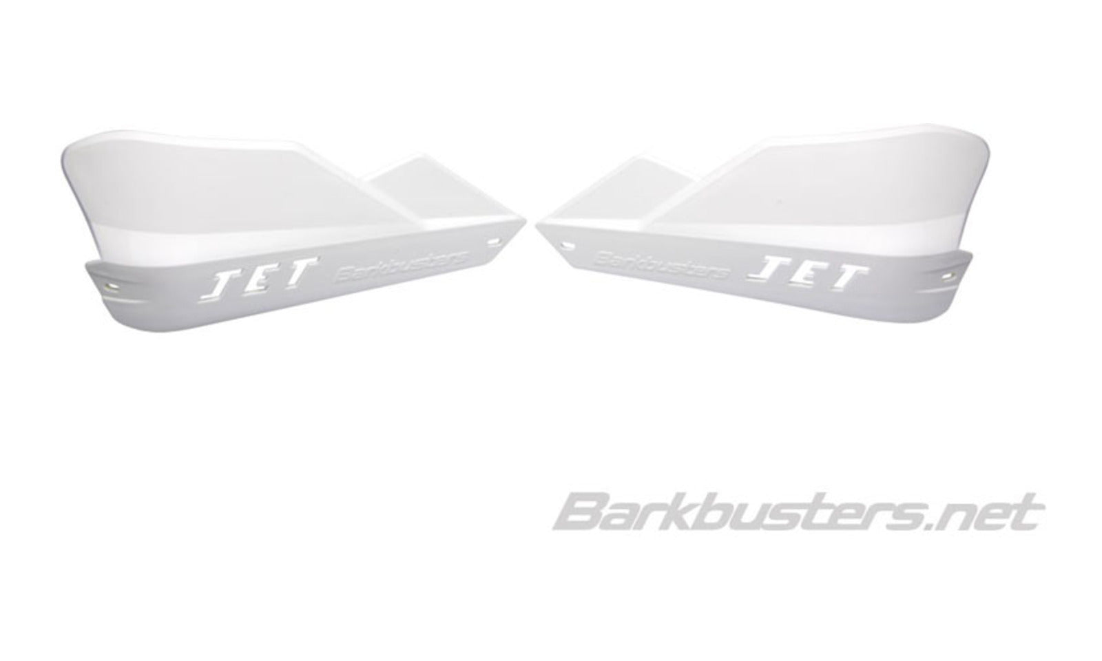 Barkbusters Handguard Jet - White (Plastic Guard Only)