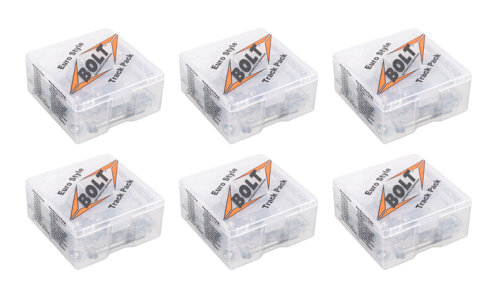 Bolt Euro Style Track Pack (6 Kits POP Display)