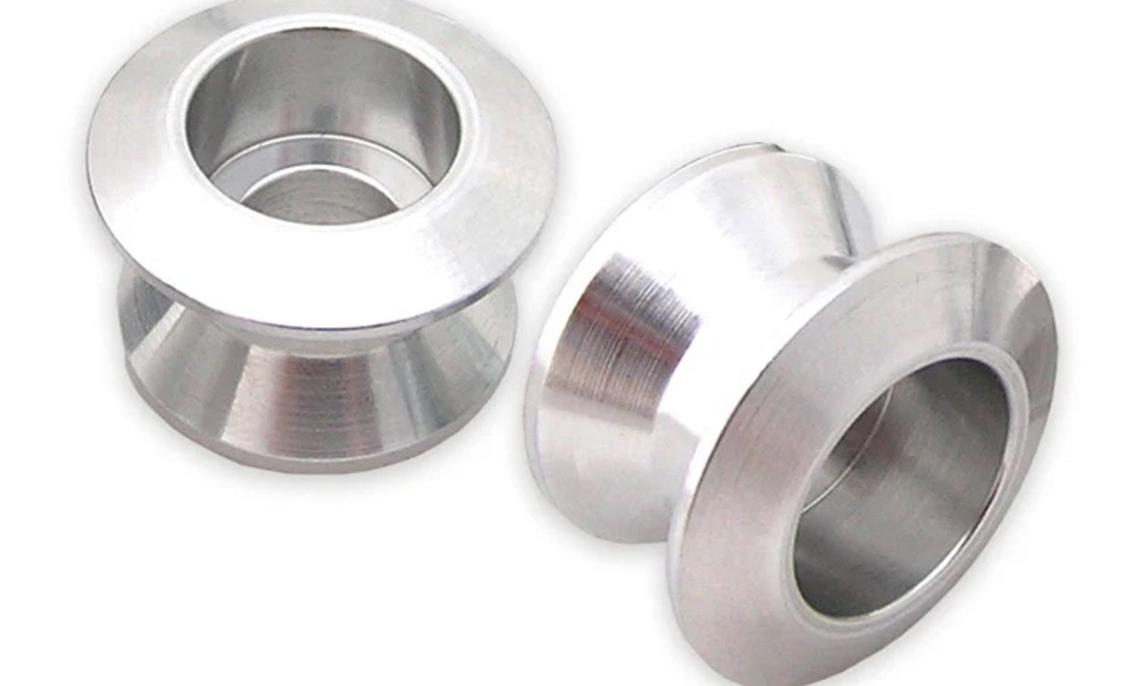 Bolt Swingarm Spools - Silver Universal