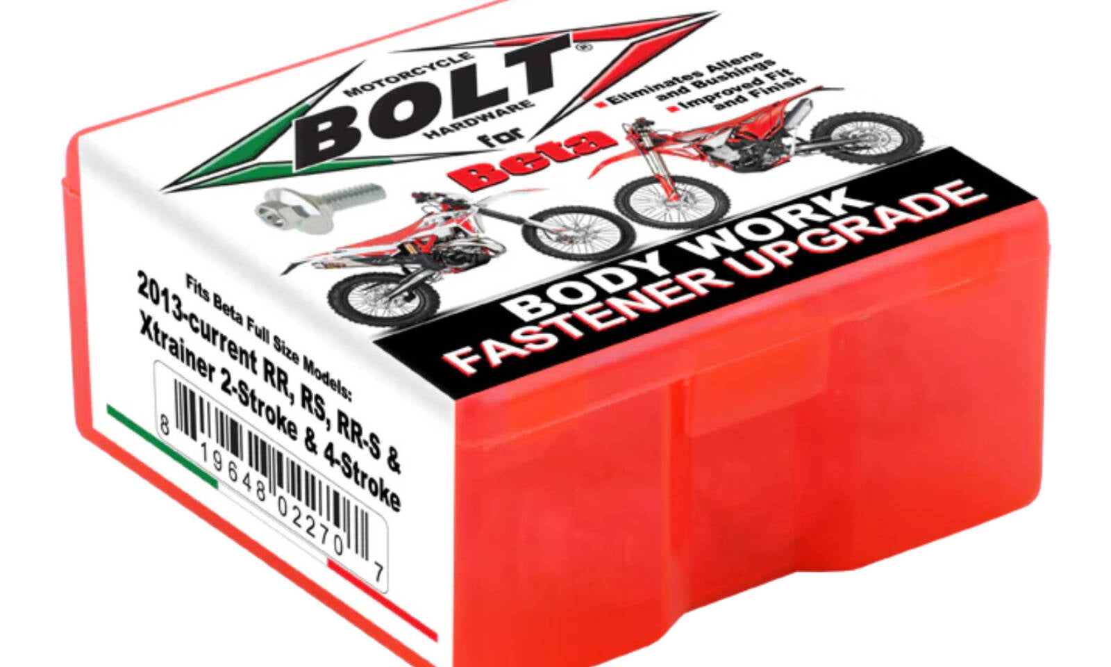 BOLT BODY WORK FASTENER KIT - BETA