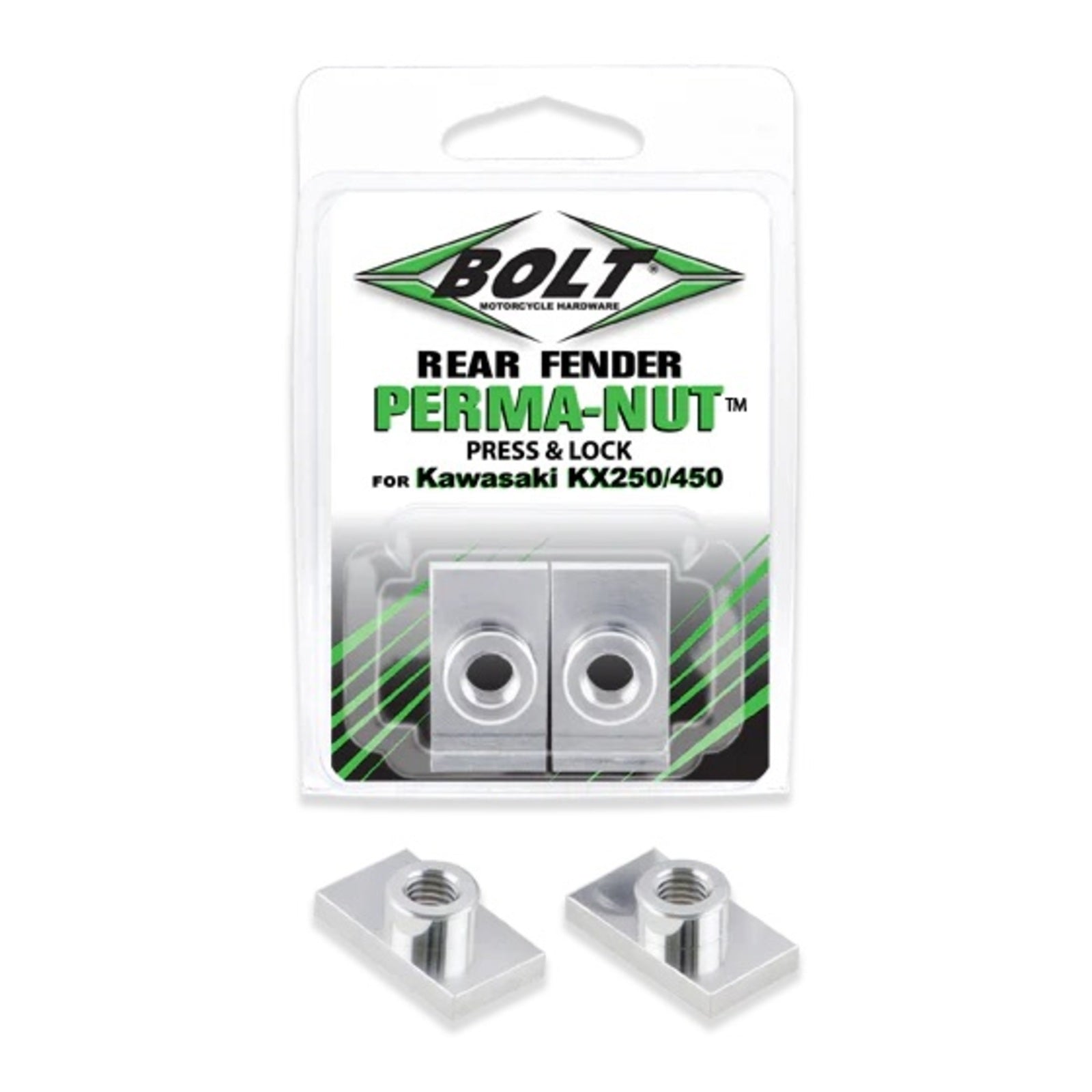 Bolt Rear Fender Perma Nuts Fits Kawasaki KX250 / 450