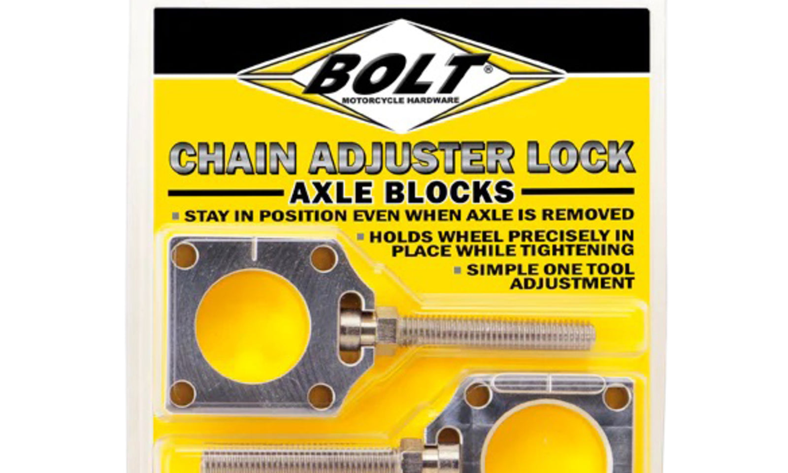 Bolt Raw Chain Adjuster Blocks Honda (2 pack)