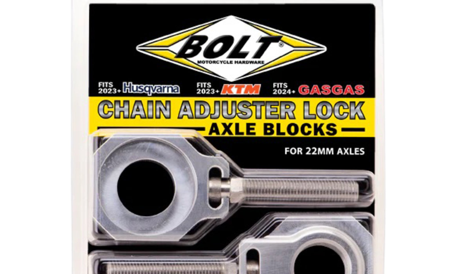 Bolt Raw Chain Adjuster Blocks KTM (2 pack)