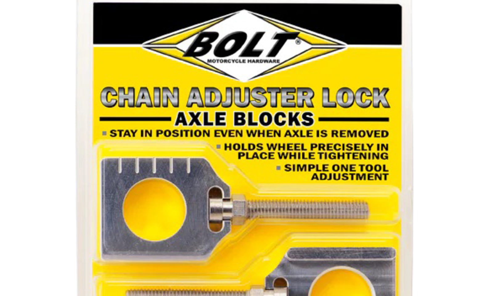 Bolt Raw Chain Adjuster Blocks Yamaha YZ (2 pack) 20mm