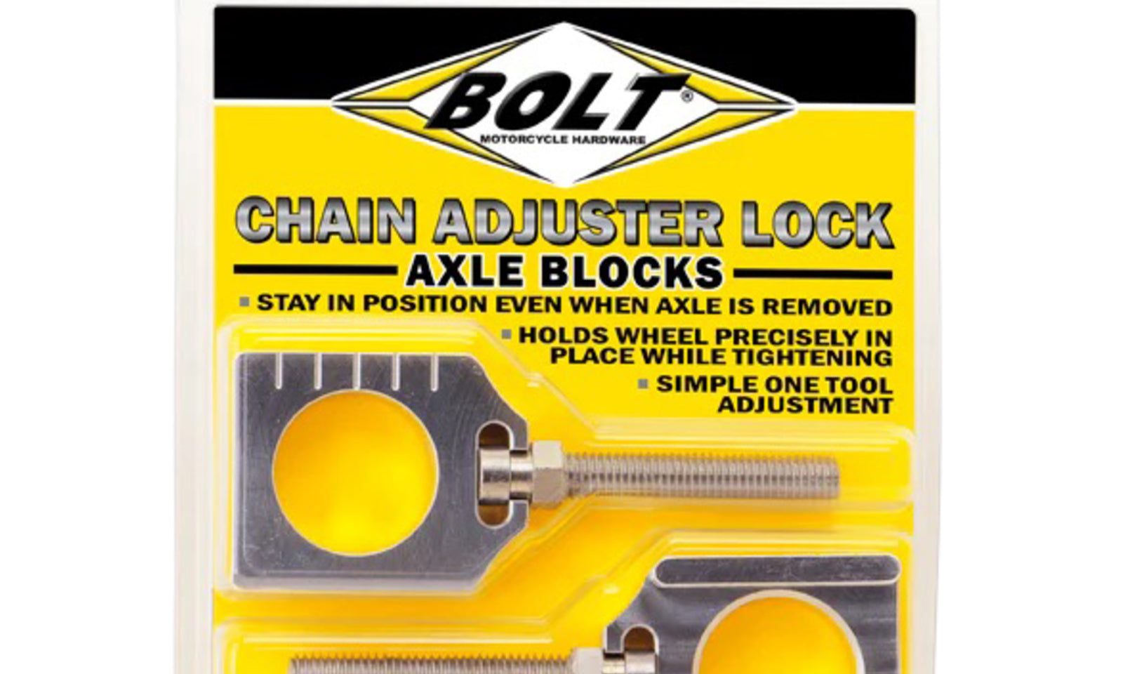Bolt Raw Chain Adjuster Blocks Yamaha YZF4 (2 pack) 22mm