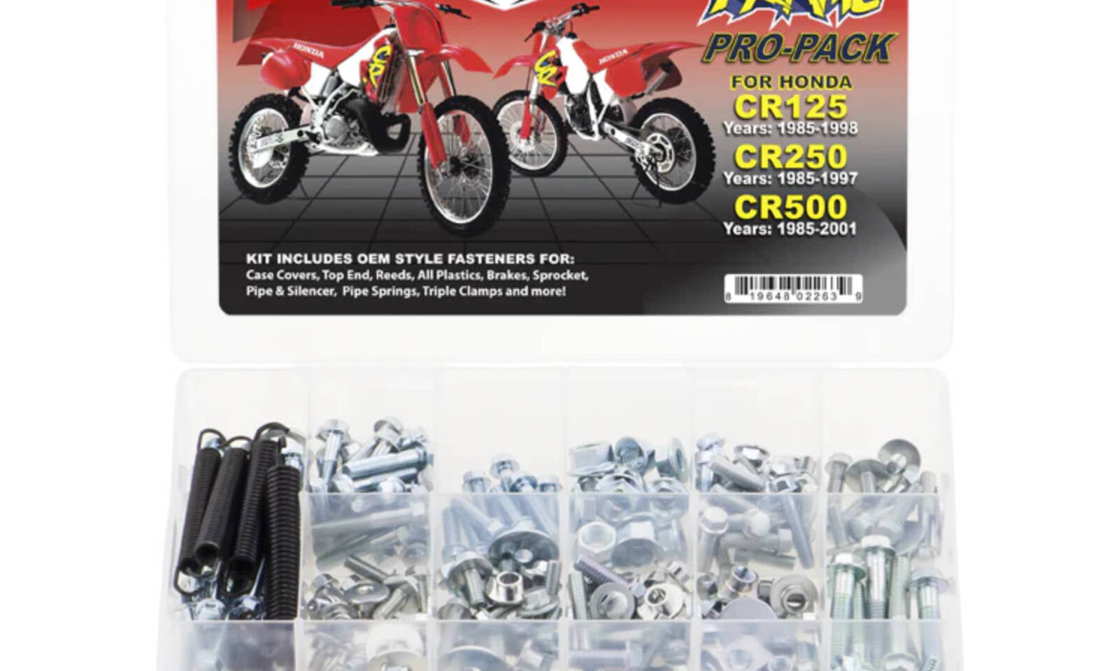 BOLT HONDA CR STEEL FRAME'85+ PRO PACK - 2 Stroke