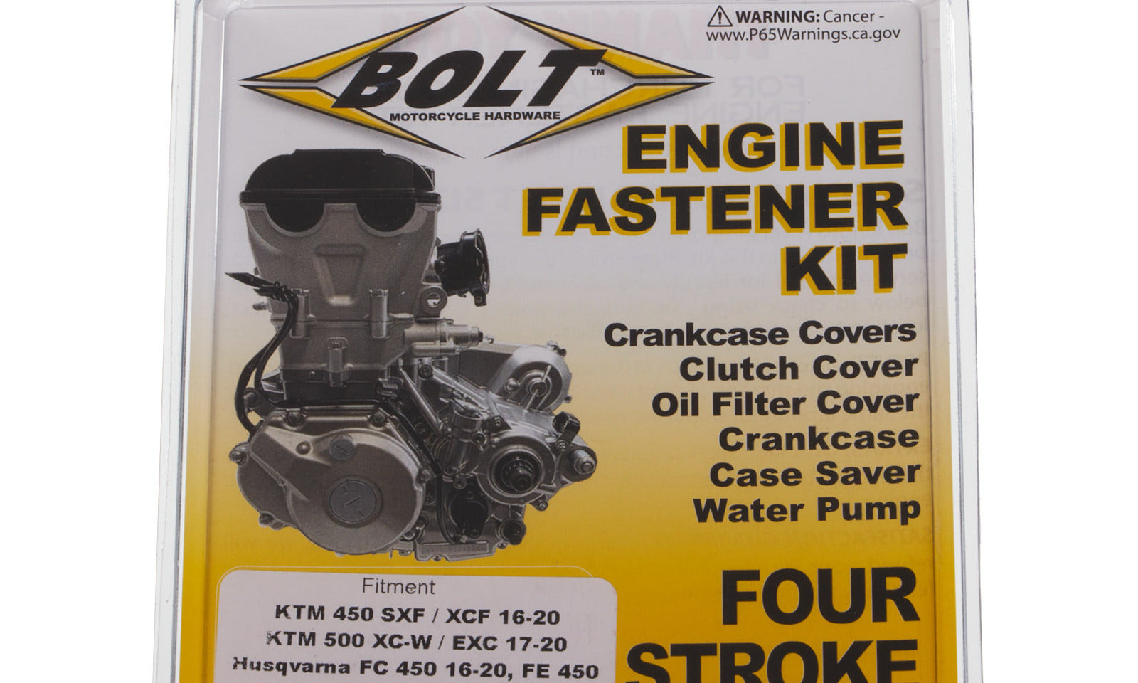 Bolt Engine Fastener Kit KTM 450 EXC '17-'22 (4-Stroke)