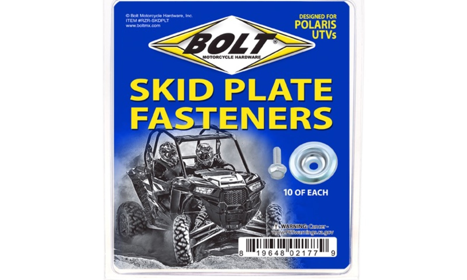  Bolt - RZR Skid (20 Ea)