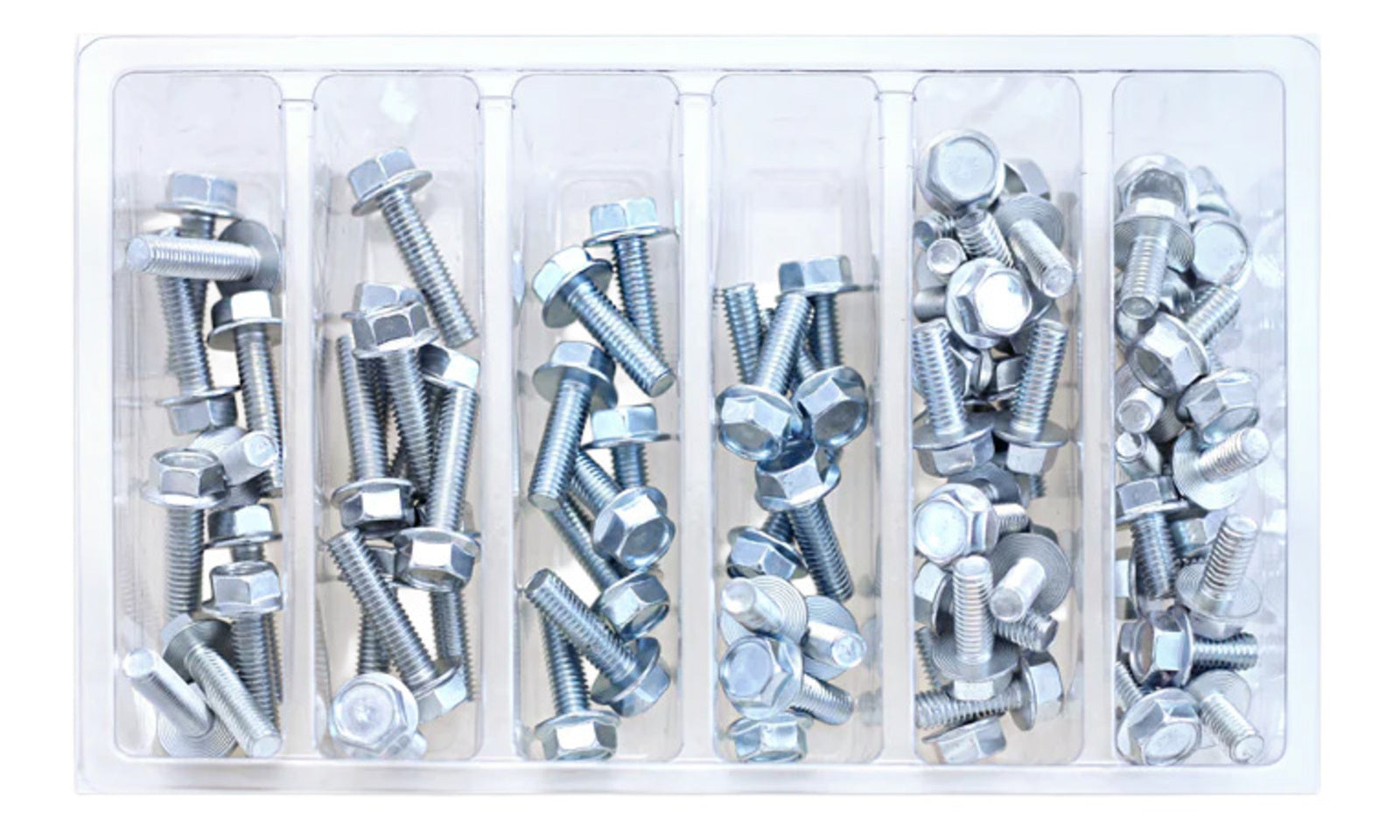 Bolt Workshop Service Kit: M6 10mm Hex Flange Bolt