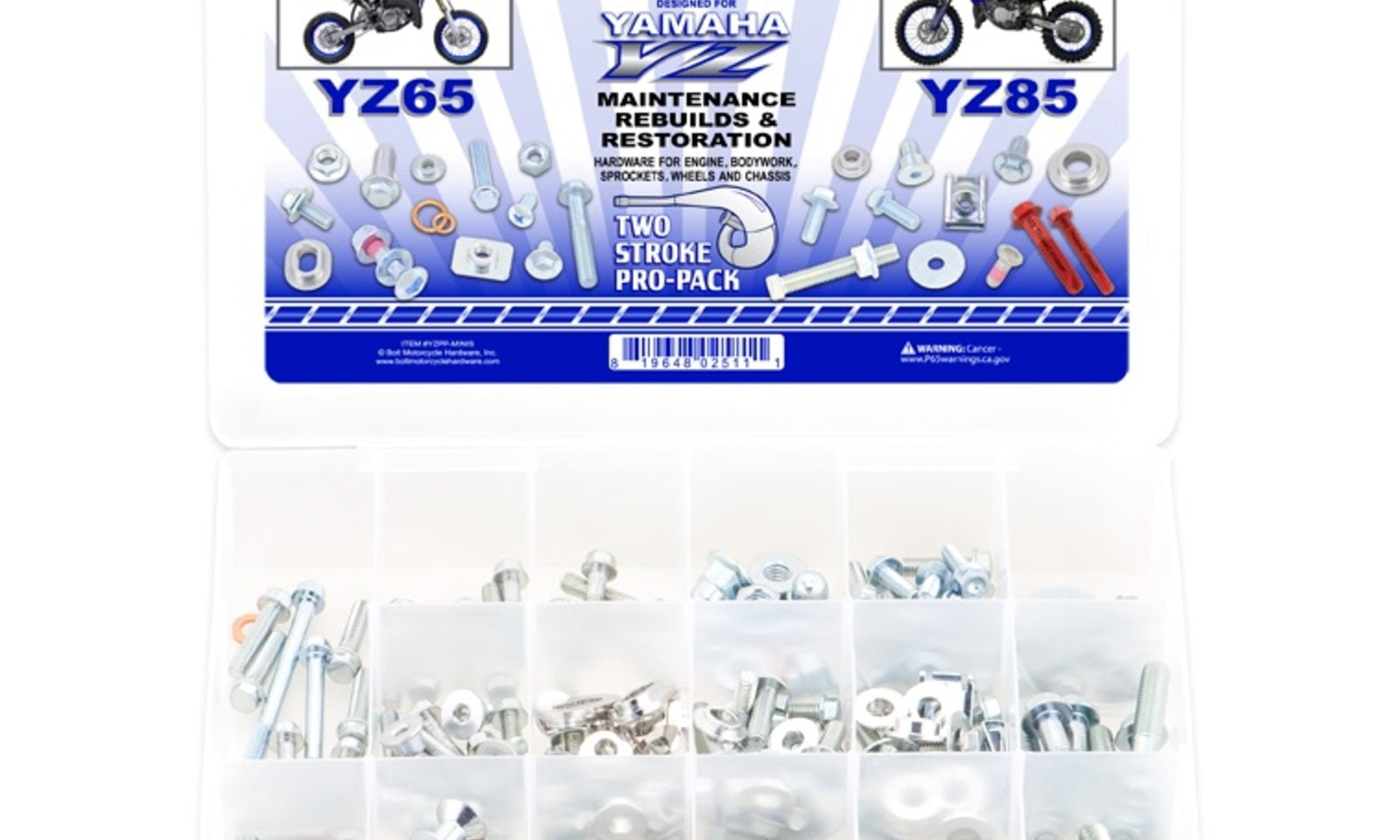 Bolt 2-Stroke Pro Pack for Yamaha Minis ’18+ YZ65, ’02+ YZ85