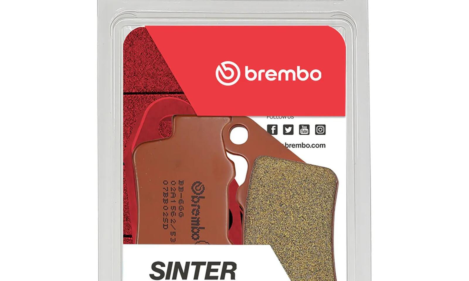 Brembo Prime Sinter Rear Brake Pads 07BB02SD