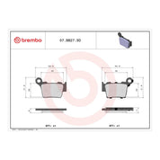 Brembo Prime Sinter Rear Brake Pads 07BB27SD