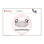 Brembo Prime Sinter Front Brake Pads 07BB42SA