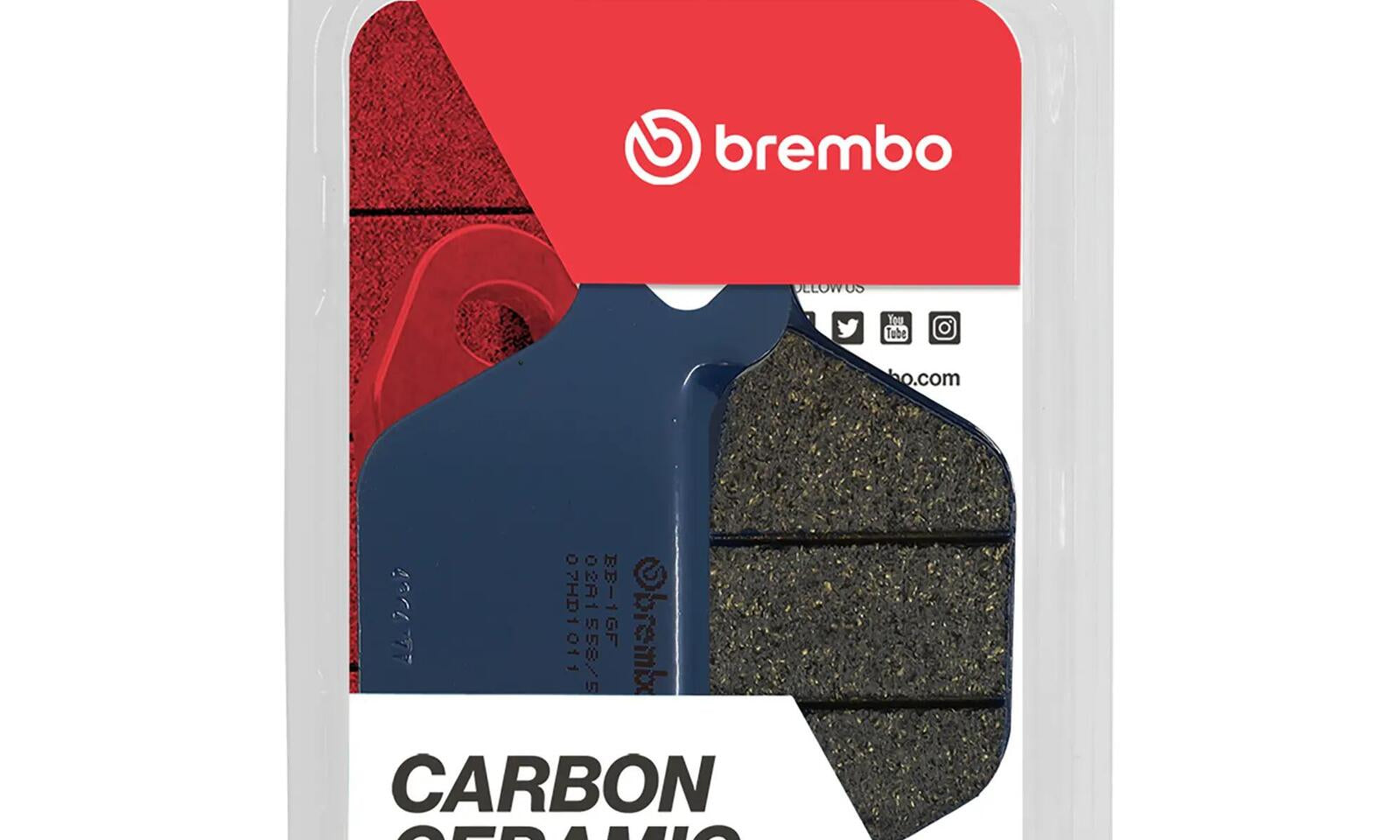 Brembo Prime Carbon Ceramic Rear Brake Pads 07HD1011
