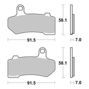 Brembo Prime Sinter Front Brake Pads 07HD17SA