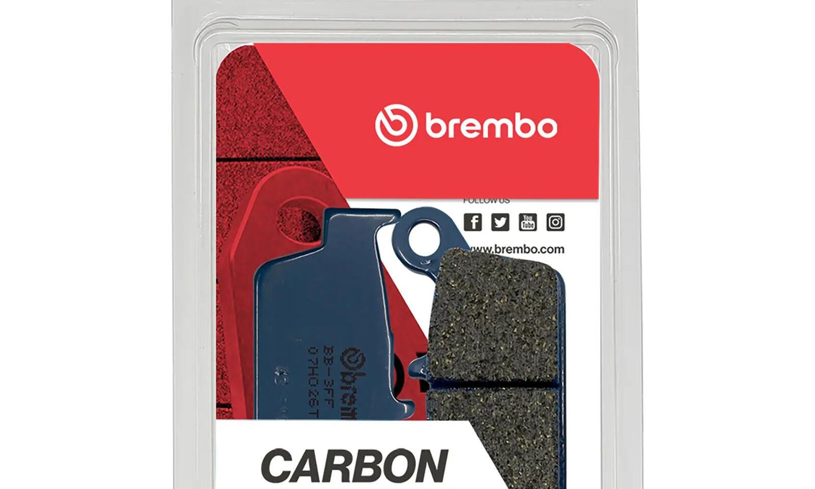 Brembo Prime Carbon Ceramic Rear Brake Pads 07HO26TT