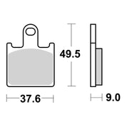 Brembo Xtra Sinter Front Brake Pads 07KA28SR