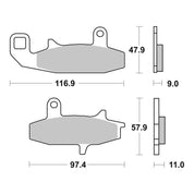 Brembo Prime Sinter Front Brake Pads 07SU15SA