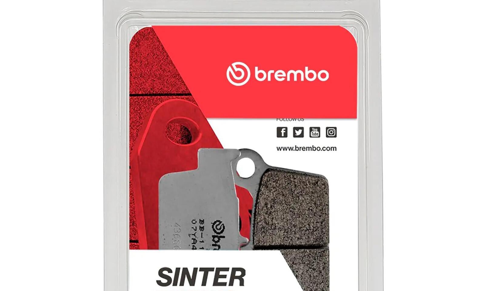 Brembo Upgrade Sinter Rear Brake Pads 07YA41SX