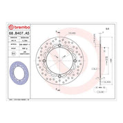 Brembo Prime Serie Oro Front Brake Disc 68B407A5