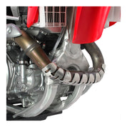 DRC Universal 4-Stroke Exhaust Pipe Guard - Titanium Color