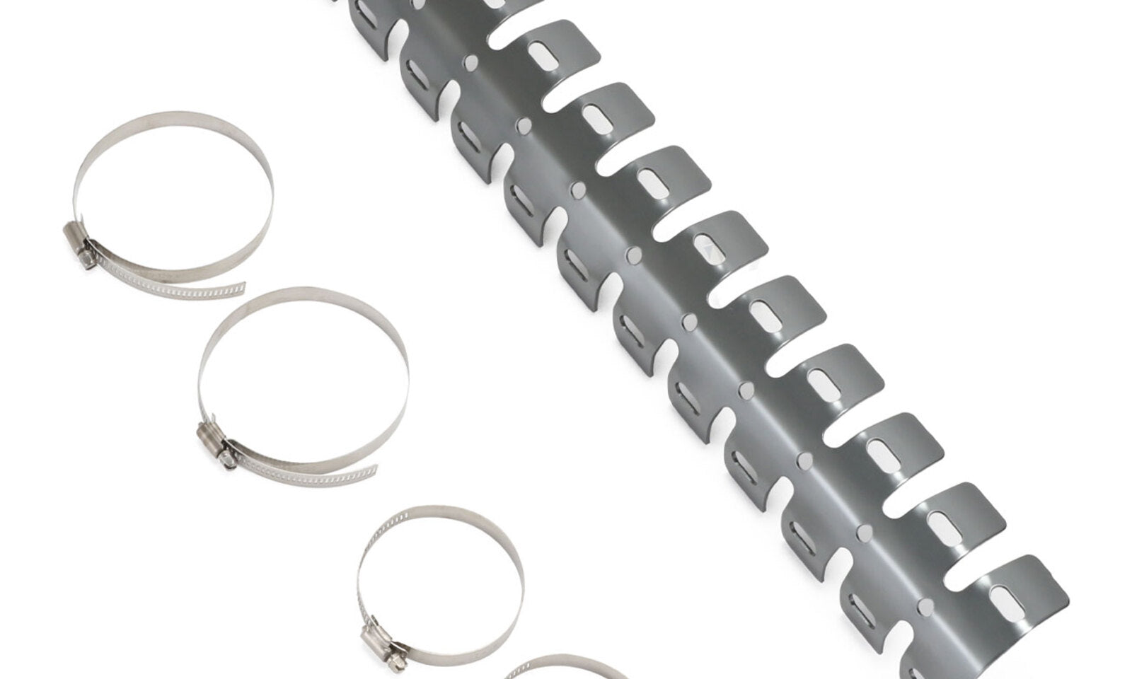 DRC Universal 2-Stroke Exhaust Pipe Guard - Titanium Color