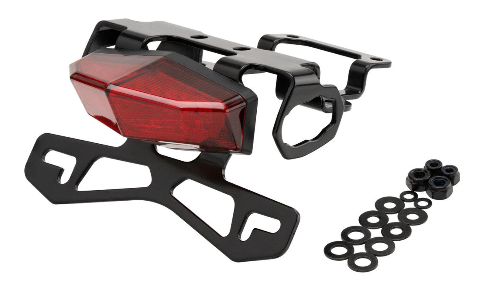 DRC Edge Tail Light Holder Kit with Red Lens - Kawasaki KLX230 (2020+)