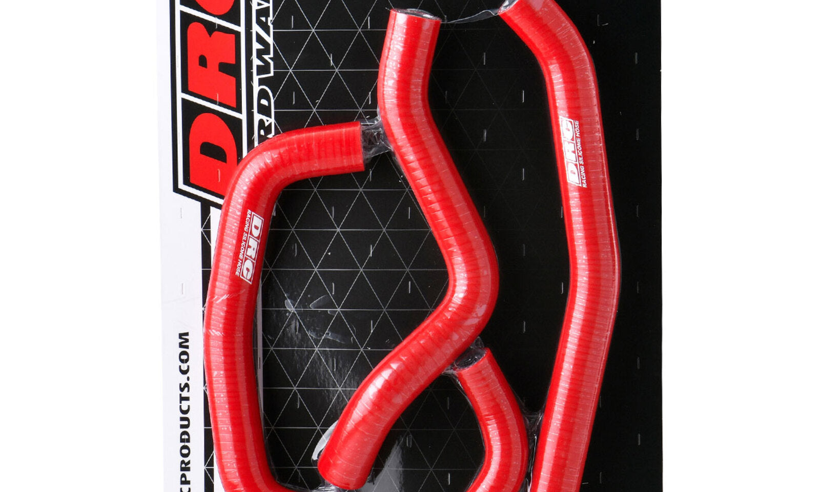 DRC Silicone Radiator Hose Kit - Honda CRF250R (2018–2021) - Red