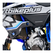 DRC Silicone Radiator Hose Kit - Yamaha YZ250FX / WR250F (2015–2019) - Blue