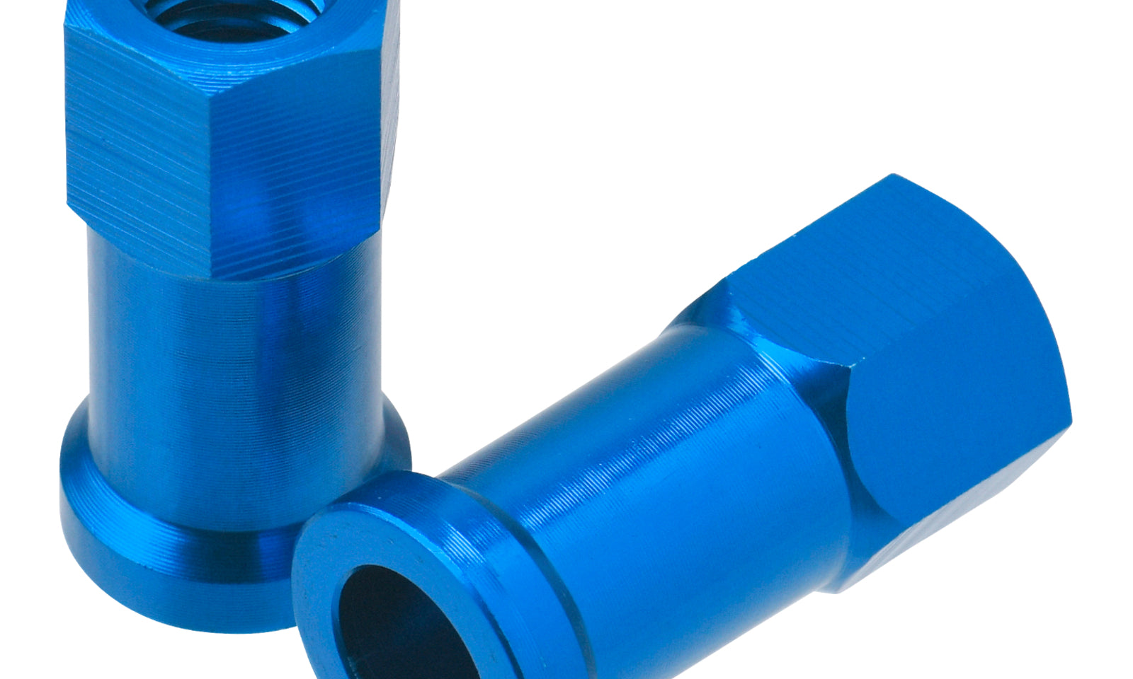 DRC RIM LOCK NUTS 2PCS BLUE