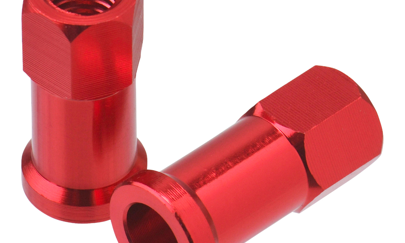 DRC RIM LOCK NUTS 2PCS RED