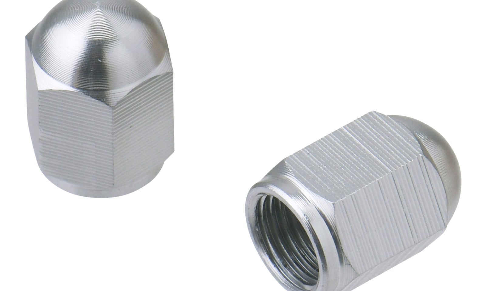 DRC ALUMINUM VALVE CAPS 2PCS TI-COLOUR