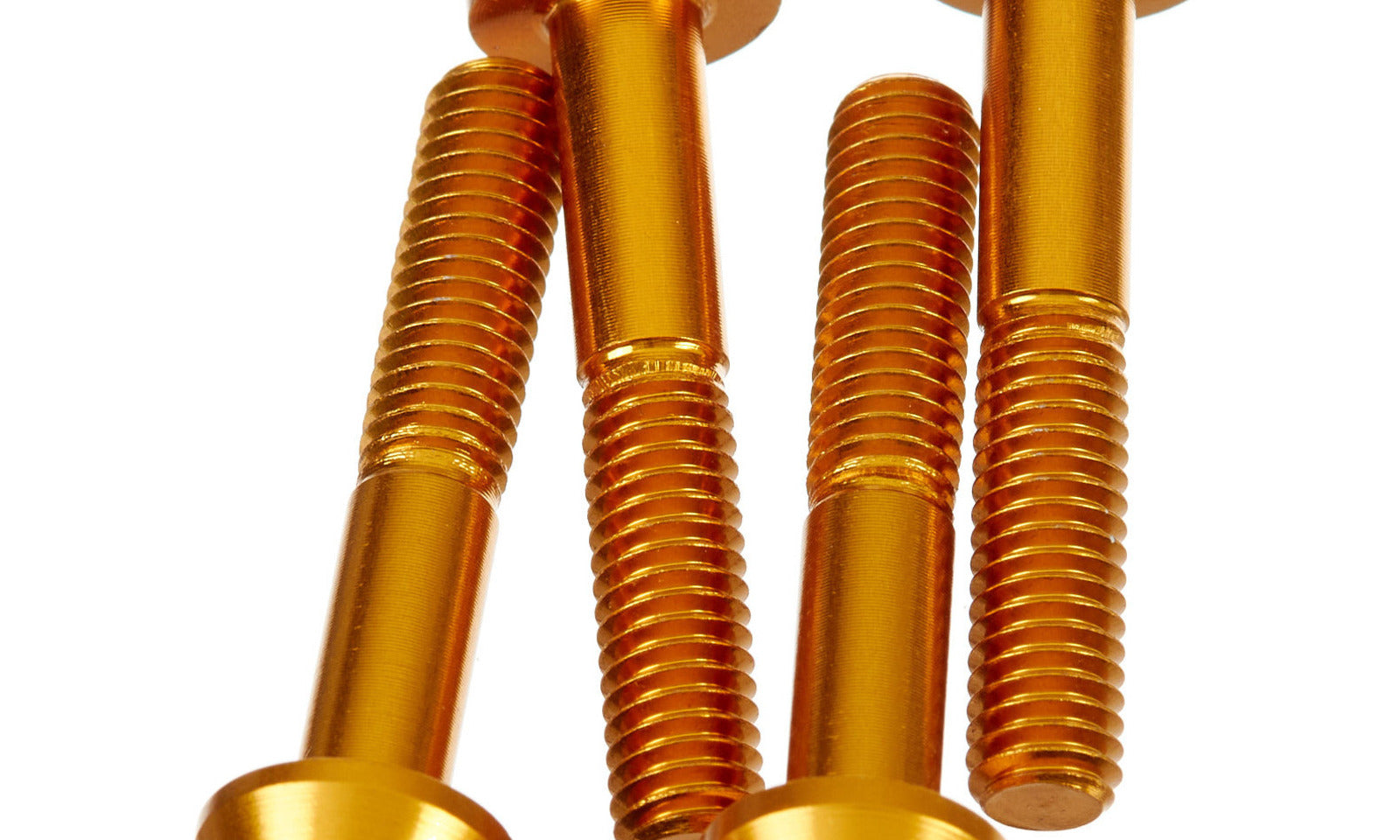 DRC ALUMINUM M6 TAPER BOLTS 35MM GOLD 4PCS