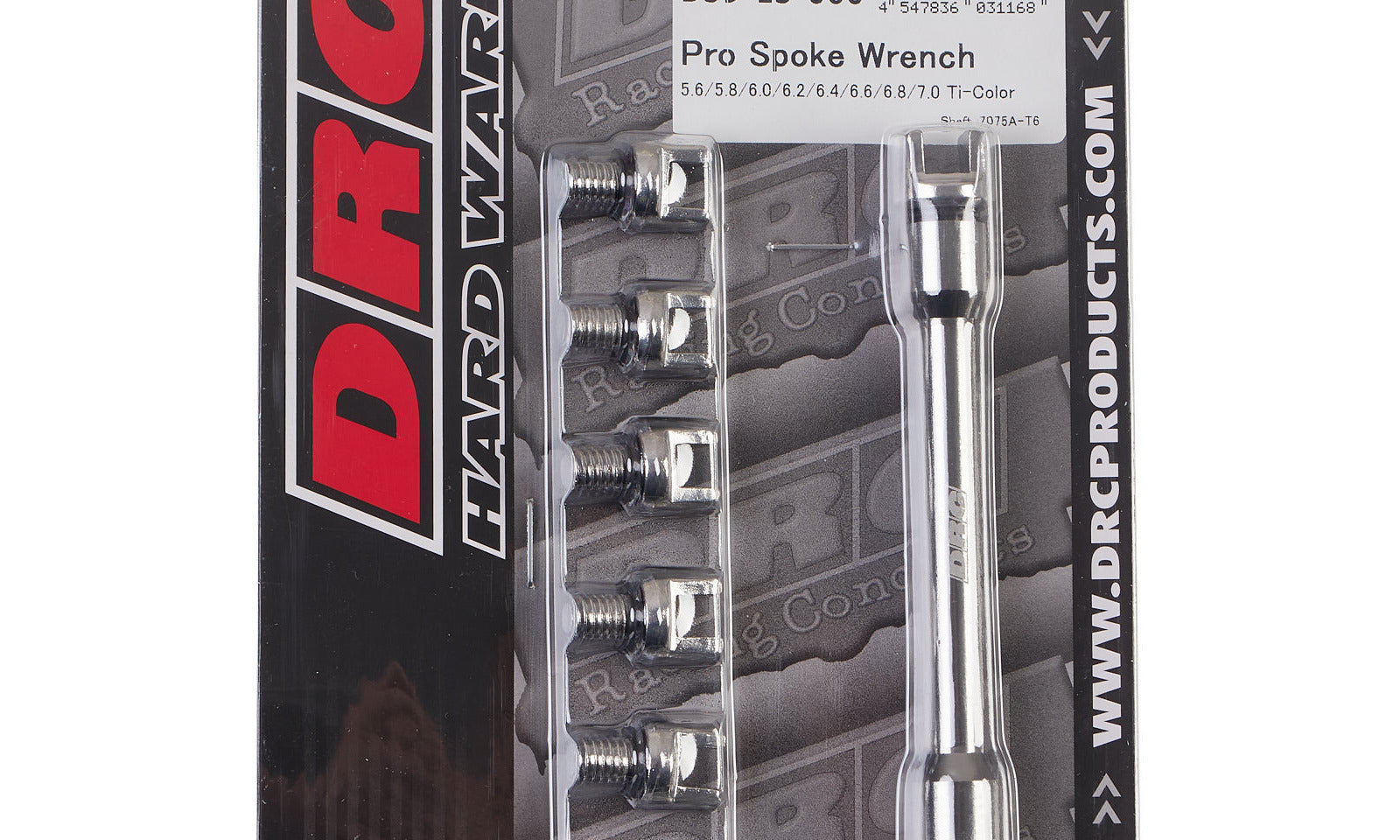 DRC PRO SPOKE WRENCH 5.6-7.0 TI-COLOUR