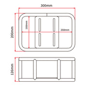 DRC Carrier Box Aluminium 300.200.126