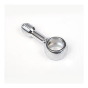 Whites Brake - 11mm (7/16) Banjo - Straight - Chrome Steel