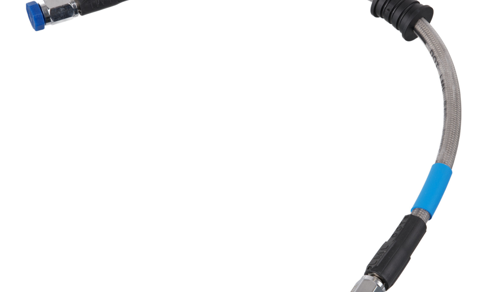 Whites Premade Brake Line - 500mm - (Chrome)