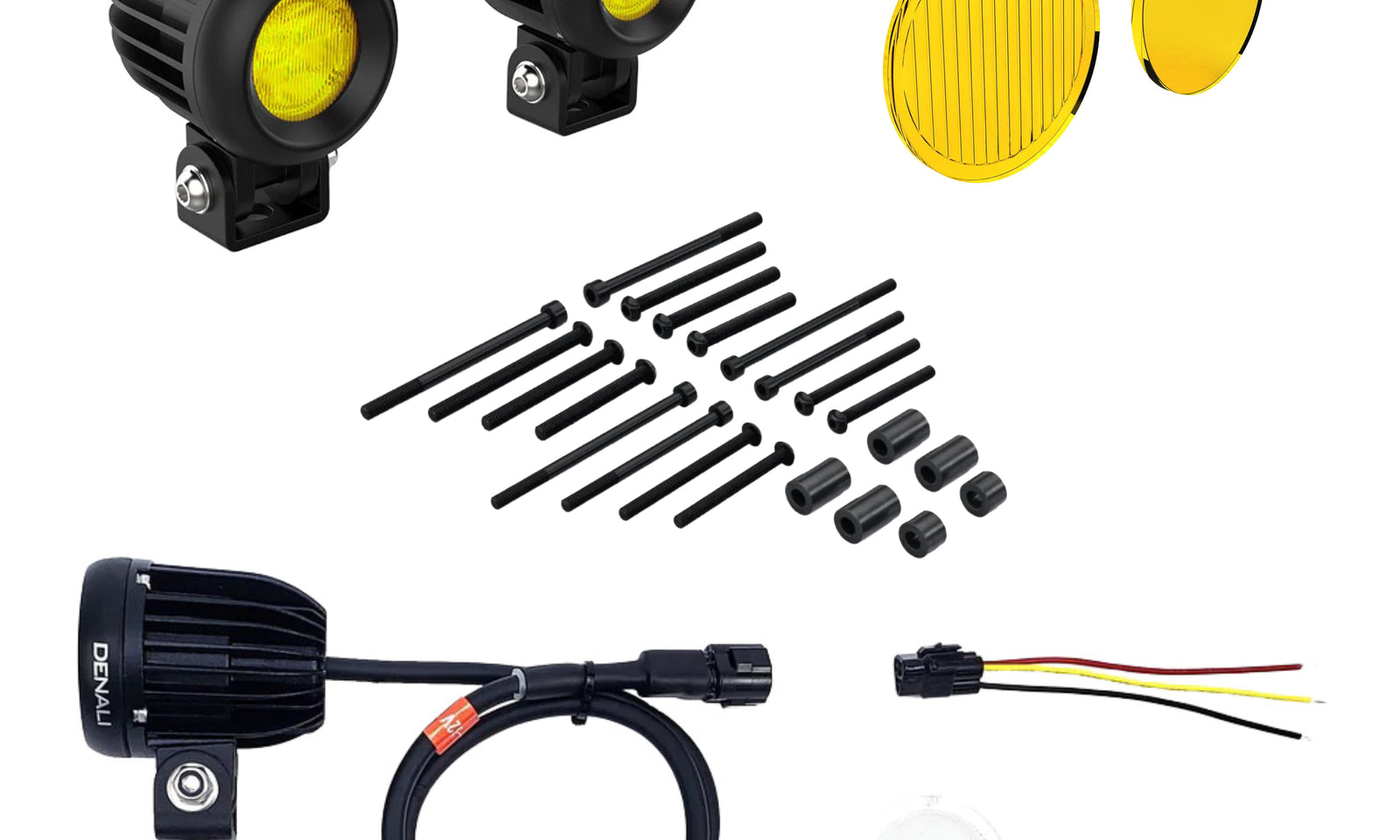 Denali D2 Light Kit Fender Mount - Universal