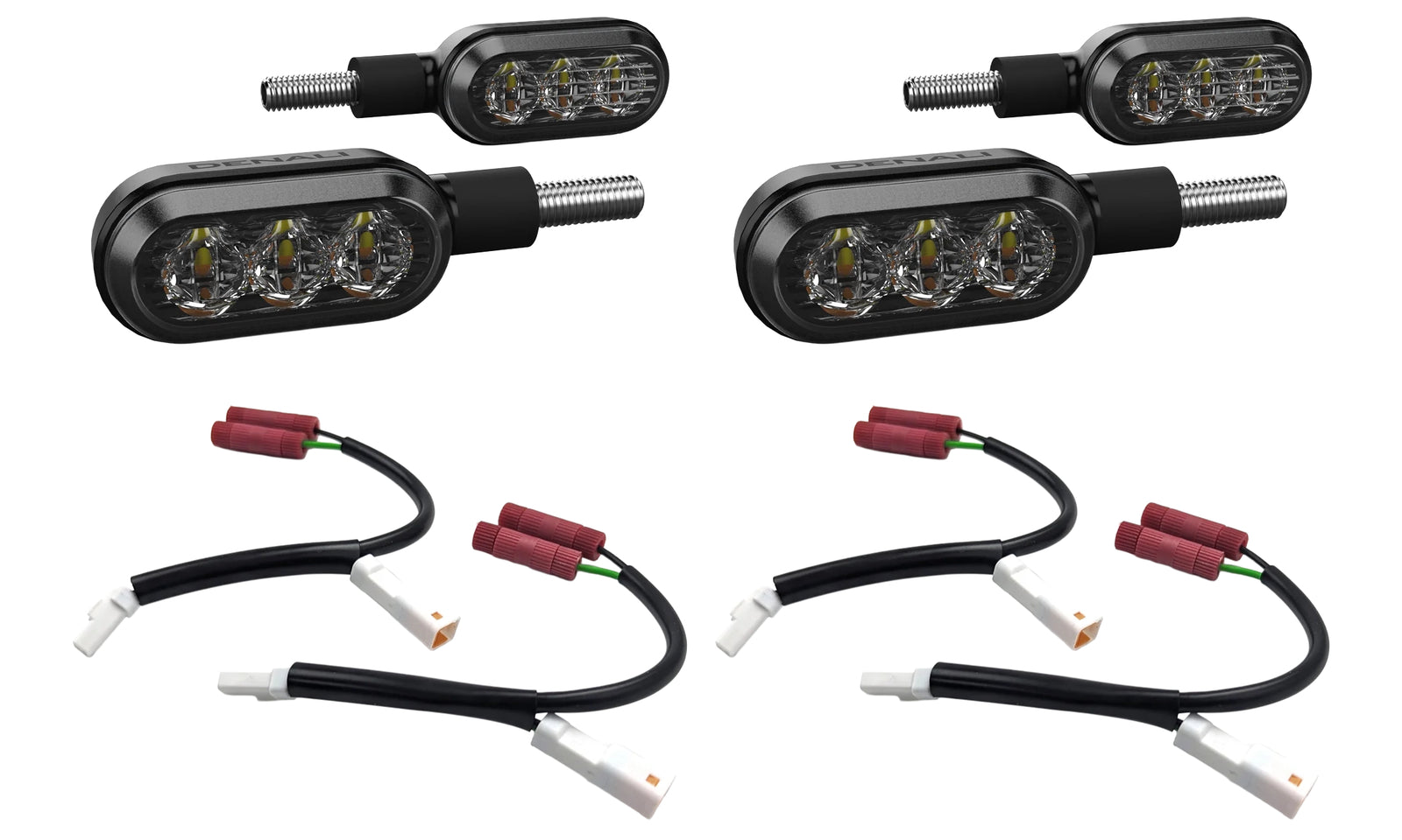 Denali T3 Front & Rear Turn Signal Bundle - KTM EXC